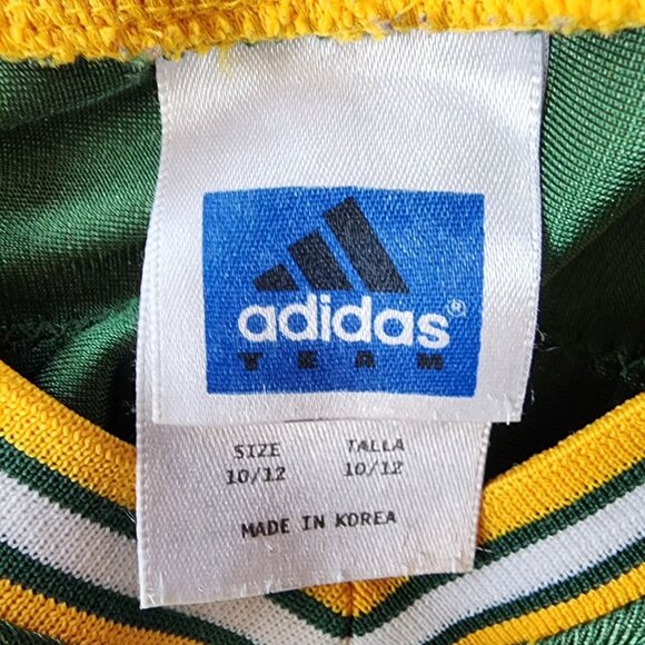 Vintage Green Bay Packers Youth 10/12 Jersey Brett Favre ADIDAS Mesh #4 NFL - Picture 9 of 12